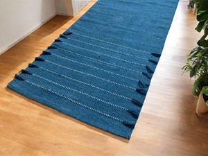 Alfombra de Ejercicio Rectangular Contemporánea de Chenilla con Patrón Impreso y Base de Yute para Uso Doméstico - Product Image 3