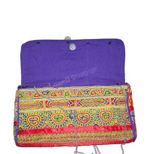 BohoMain India Ethnic Ladies Vintage Coin Zari Traditional Banjara Envelope Clutch <b>Bag</b> Handmade Embroidery Tribal <b>Boho</b> Purse - Product Image 5