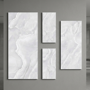 Carreaux de céramique émaillés de métro 60x120mm Rectifiés Design simple Carreaux de porcelaine polis à l'aspect marbre de Carrare - Product Image 4