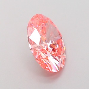 Diamant CVD rose vif fantaisie de 2,51 carats, de forme ovale, de luxe, cultivé en laboratoire, clarté VS2, polissage excellent, diamant non monté pour bijoux - Product Image 4