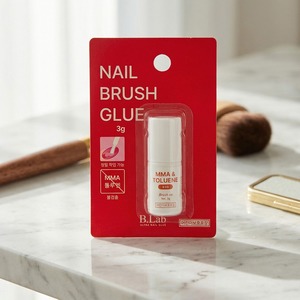 [K-ESSENTIALS] Colle à ongles liquide professionnelle 3g à appliquer au pinceau, fixation rapide, longue tenue - Product Image 4
