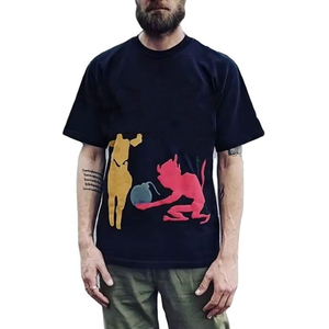 Camiseta de Algodón con Estampado Personalizado de Alta Calidad OEM para Hombre, Color Personalizado, Transpirable, de Secado Rápido, Ecológica, Corte Holgado - Product Image 4