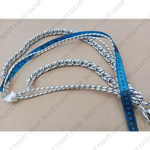 Aiguillettes d'uniforme en fil métallique de luxe, couleur unie, tressées, finition enduite, avec logo personnalisé, fermeture auto-agrippante, vente en gros d'usine - Product Image 6