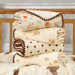 Couverture en mousseline pour bébé, douce et agréable pour la peau, couverture enveloppante pour bébé - Product Image 1