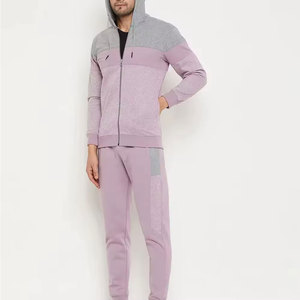 New Arrival <b>Men</b> Full Zip Tracksuit Set <b>Track</b> <b>Jacket</b> And Jogger Streetwear Activewear Low MOQ OEM ODM Supplier - Product Image 3