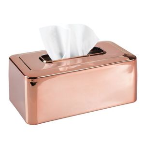 Caja de pañuelos metálica de diseño moderno y calidad premium, estilo antiguo martillado, accesorios de baño, recién llegada. - Product Image 6