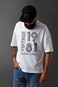 เสื้อยืดโอเวอร์ไซส์ผู้ชาย ผ้าฝ้าย สตรีทแวร์ คุณภาพพรีเมียม ลายกราฟิก พิมพ์ลายลำลอง - Product Image 2