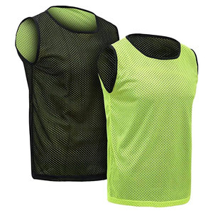 Custom Logo Printed Mesh Soccer <b>Bibs</b> <b>Training</b> Football Vest 100% Polyester Breathable Quick Dry Waterproof Anti-Bacterial - Product Image 1