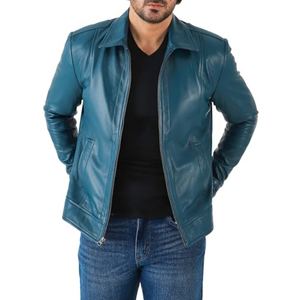 Veste en cuir PU pour homme de haute qualité, coupe moderne, légère, design durable, idéale pour le quotidien et le style urbain - Product Image 5