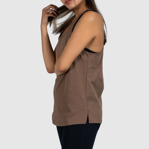 Camiseta Deportiva sin Mangas para Mujer, Estilo Racerback, para Gimnasio, Entrenamiento, Fisicoculturismo, Fitness, Casual, Sólida - Product Image 3
