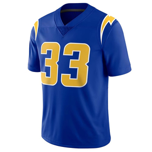 Maillot de football américain respirant, couleur unie, prix bas, nouveau design, personnalisable, très vendu, faible MOQ - Product Image 5