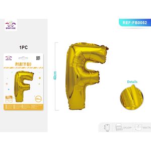 Pacchetto di palloncini di piccole dimensioni 40CM in oro alfabeto 12 pacchs-per la decorazione del partito - Product Image 6