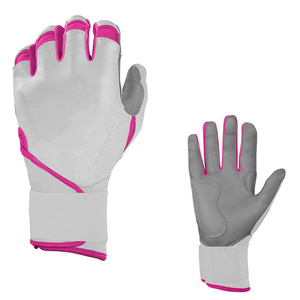 Fabricants professionnels de gants de frappe de baseball de haute qualité en cuir de chèvre, couleur unie, style personnalisé. - Product Image 2