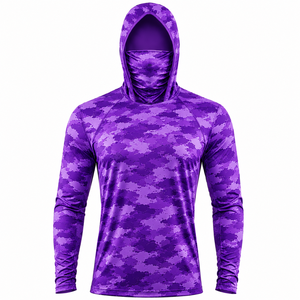 Chemise de pêche à capuche pour hommes, style de vie actif en plein air, fournisseur de vêtements en gros - Product Image 6