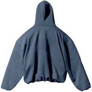 Sweat à capuche pour homme, hiver 2027, haute qualité, 100% coton, écologique, avec poche, coupe ajustée, épaules tombantes, logo personnalisé - Product Image 2