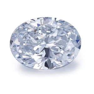 เพชรรูปไข่ Luxeshine 1.36 กะรัต เจียระไนอย่างดี  เพชรเพาะเลี้ยงในห้องปฏิบัติการ ใบรับรอง IGI สีขาวสังเคราะห์ E Fancy Vivid - Product Image 1