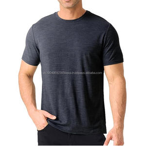 T-shirts pour hommes à manches courtes, légers, respirants, écologiques, anti-UV, à séchage rapide, en gros, OEMODM personnalisés - Product Image 6