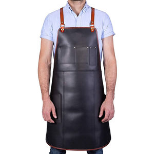 Aqdas Industries AI-R-9898 Delantal de Chef sin Mangas de Cuero Resistente, Protección UV, Resistente al Agua, Personalizable y Moderno - Product Image 3