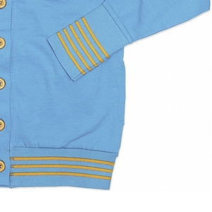 Cardigan décontracté unisexe en laine acrylique pour femme, à manches longues, avec fermeture boutonnée, motif tricoté appliqué, idéal pour les sororités et fraternités - Product Image 6