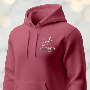 เสื้อฮู้ดผู้ชายสีชมพูเข้มแบบสวมหัวสำหรับฤดูหนาว ยี่ห้อ Top Sale Hooper Clothes รุ่น Sustainable ดีไซน์สตรีทแวร์  ออกแบบได้ตามต้องการ บุซับใน ระบายอากาศได้ดี - Product Image 1