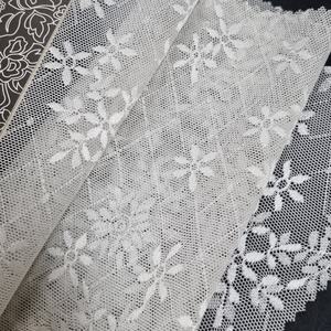 Daisy Floral Stretch Lace Fabric 147cm Nylon Spandex Mesh Lightweight <b>Sheer</b> Customized Color for <b>Lingerie</b> Dresses Bridal Custom - Product Image 6