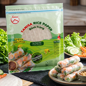 Papel de Arroz Vietnamita para Rollitos Frescos – Directo de Fábrica, FSSC, HALAL, ISO, HACCP, Suministro Global B2B - Product Image 1