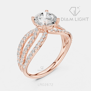 Bague de mariage en or blanc 14 carats avec diamant de laboratoire certifié IGI, taille ronde 1,314 carats, bijou raffiné, cadeau pour fiançailles, mariage ou anniversaire - Product Image 4