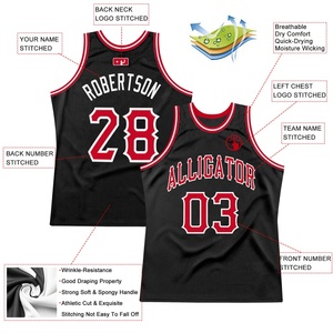 Camiseta de Baloncesto Personalizada de Malla, Retro, Sin Mangas, de Secado Rápido, con Nombre y Número del Equipo, para Adultos - Product Image 5