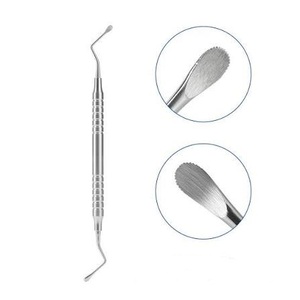 Optitech Healthcare Dental Cureta Lucas QR-7409 con Empuñadura Roscada Plateada, Instrumento Quirúrgico Manual Clase I, Certificado CE, 1 Año de Garantía - Product Image 4