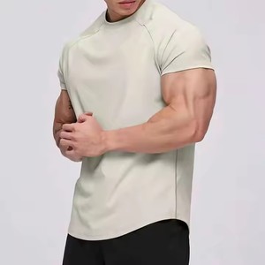 Fitness & Yoga Wear Shirt Oversized Lightweight <b>Tshirt</b> Custom O-Neck Slim Fit Quick Dry T Shirt Plus Size Men's T-Shirts for Men - Product Image 1