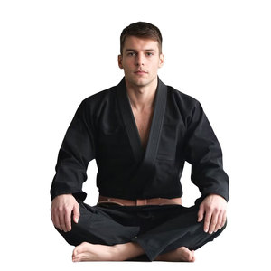 Tenue d'arts martiaux de niveau Elite Solid Trader, en coton robuste, pour l'entraînement rigoureux, ensembles d'uniformes de Judo et de Karaté - Product Image 3