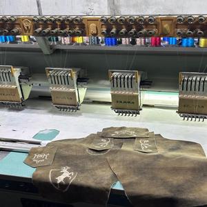 Lederhosen bavaroises en cuir de chèvre véritable, taille haute, longueur genou, tricotées, écologiques, anti-plis, grandes tailles - Product Image 4