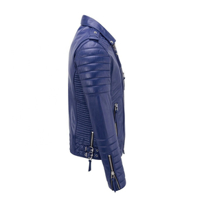 <b>Long</b> Sleeve Plaid/Solid <b>Leather</b> <b>Jacket</b> High Quality New Fashion Men's Windproof Breathable Insulated Winter Streetwear Outerwear - Product Image 2