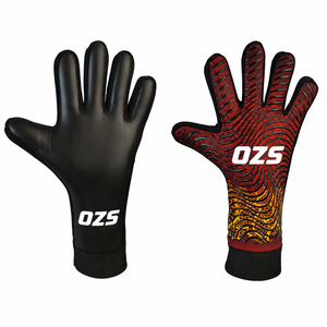 ถุงมือผู้รักษาประตูฟุตบอลมืออาชีพ Oozie Sports Wholesale ผลิตจากยางลาเท็กซ์เยอรมัน รับทำโลโก้ตามสั่ง ใช้ได้ทั้งชายและหญิง กันน้ำ ระบายอากาศได้ดี เหมาะสำหรับใช้งานกลางแจ้ง - Product Image 1