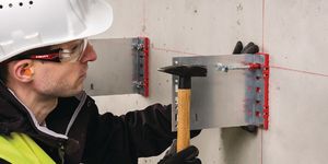 Ancrage de cadre HI LTI HRD-C10x100, fixations en nylon avec vis à tête fraisée, zincées, pour béton, expansion. - Product Image 6
