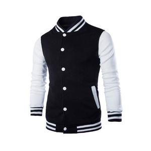 Veste universitaire personnalisée pour homme en tissu de laine imperméable et respirant, design vierge, options de broderie, décontractée, hiver, style universitaire/baseball - Product Image 5