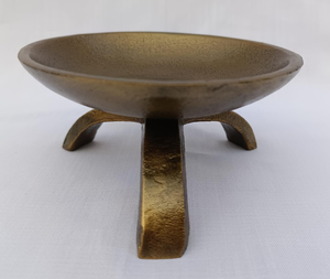 Ensemble de bougeoirs en laiton moulé, style antique, pour décoration de table, supports de bougies décoratifs en métal vintage - Product Image 2