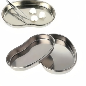 Pinces à tissus en acier inoxydable de qualité supérieure, toutes tailles disponibles, plateaux dentaires creux pour usage hospitalier et clinique, approuvés ISO - Product Image 1