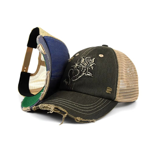 Casquettes de chasse 5 panneaux en mousse épaisse, personnalisables avec logo brodé, design sportif et respirant, qualité supérieure, OEM - Product Image 2
