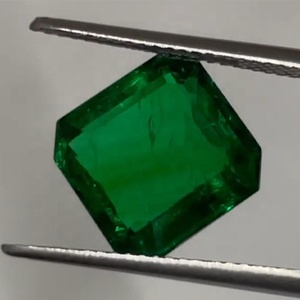 ธรรมชาติ4.85 Cts แปดเหลี่ยมตัดคุณภาพดีแซมเบียมรกตโดย Sadiya นานาชาติ - Product Image 3