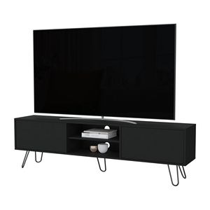 Elby spazioso supporto per TV portaoggetti elegante con forcina per gambe - Product Image 6