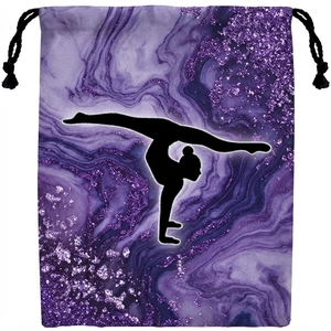 custom <b>Gymnastics</b> Drawstring Grip <b>Bags</b> Waterproof Polyester Classic Gym Storage Pouch Linen 56-78L Capacity for Sports Travel - Product Image 6