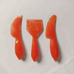 Handmade Eco-Friendly Resin Cheese Knife Swirl Blade Dishwasher Microwave <b>Safe</b> KISWAH CRAFT for Kitchen Home Hotel Bar - Product Image 1