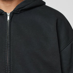Unisex Relaxed Fit Zipper Sweatshirt Soft Warm Pullover Hoodie 100% Cotton Pocket Autumn Casual Sports Daily Fashion Custom Logo - Product Image 6