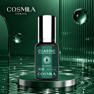 กาวติดขนตาปลอม COSMILA สำหรับต่อขนตาแบบคลาสสิค แห้งภายใน <0.5 วินาที ติดทนนาน 8 สัปดาห์ ใช้ได้ทุกสภาพอากาศ กันน้ำ ระดับมืออาชีพ ขนาด 5 มล. - Product Image 1