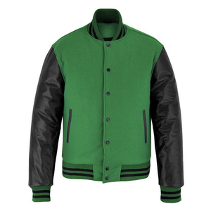 <b>Men</b> High Quality OEM Manufacturer's 2025 Custom <b>Baseball</b> Letterman Varsity <b>Jacket</b> Embroidery Leather Sleeves <b>for</b> Winter - Product Image 2