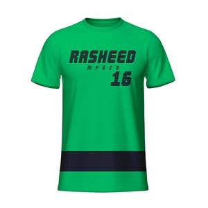 Camiseta al por mayor con cuello redondo para hombre, a la moda, 100% algodón, estampado personalizado, estilo casual, talla grande, nueva tendencia, nuevo diseño - Product Image 3