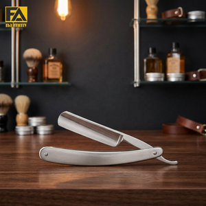 นาจมี มีดโกนพับได้สแตนเลส ใบมีดสองด้าน คมเรียบ สำหรับตัดผม - Product Image 3