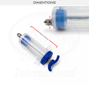 Seringue vétérinaire en plastique réutilisable de 50 ml avec embout Luer Lock et graduation, seringue vétérinaire en plastique de haute qualité - Product Image 4