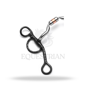 Bridon argenté à points pour cheval, taille standard, pour le contrôle à l'équitation - Product Image 4